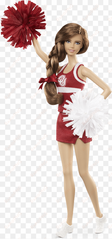 barbie cheerleader - barbie university of oklahoma