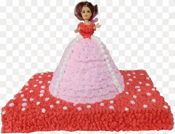 barbie doll cake - barbie