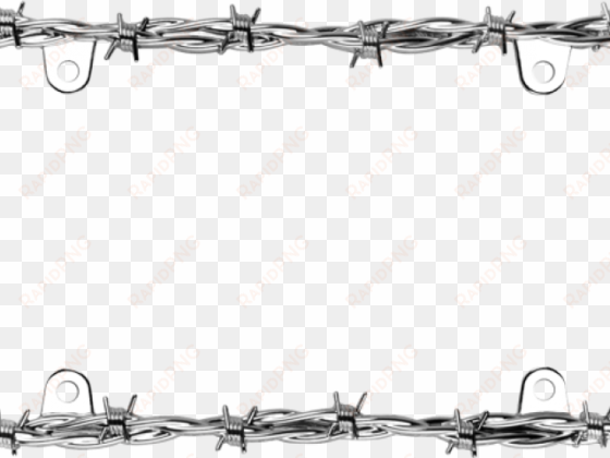 barbwire png transparent images - cruiser accessories 22230 barbed wire ii license plate