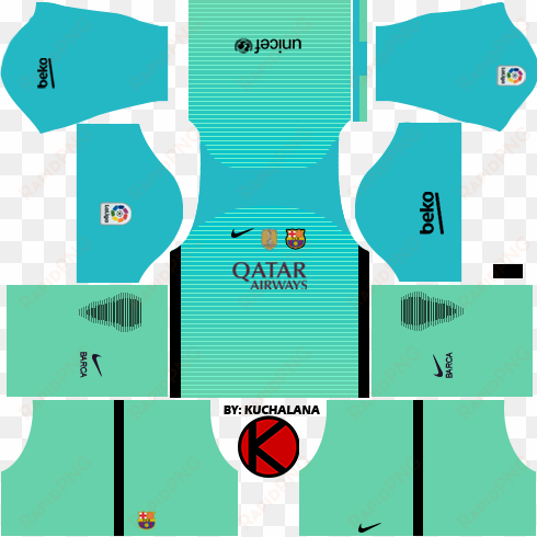 barcelona kits 2016/2017 - dream league soccer perak kit 2017