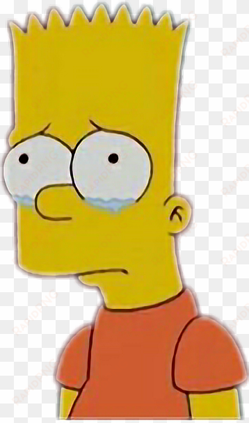 bart simpsons sad thesimpsons tumblr - crying