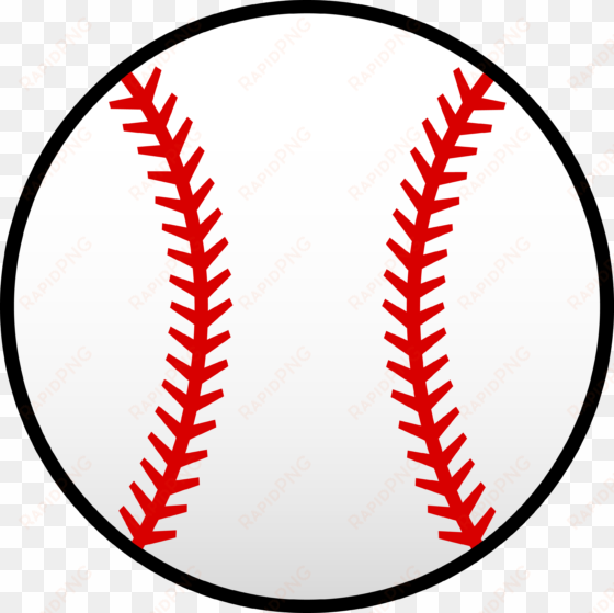 baseball pattern white baseball with red seams - baseball clipart png