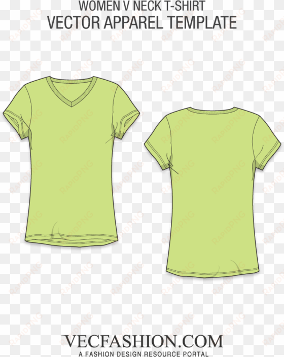 Basic V Neck T Shirt Template - V Neck Shirts Template Png transparent png image