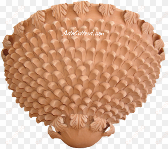 basket with pine cone scales and leaves cm - lampshade