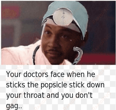 basketball, carmelo anthony, and doctor - doctor sticks a popsicle stick