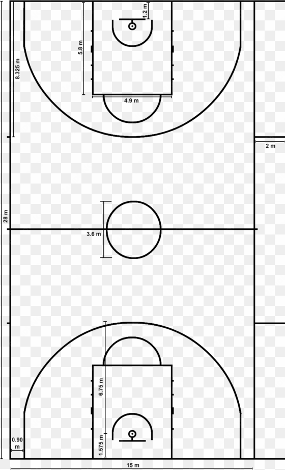 basketball court measurements - basketball court small size