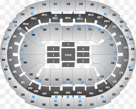 basketball, hockey, concerts - staples center seating p1