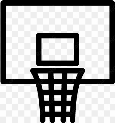 basketball hoop vector - canasta de baloncesto dibujo