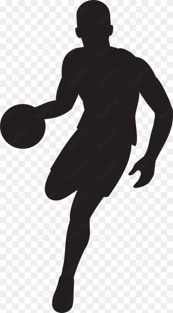 basketball player silhouette png