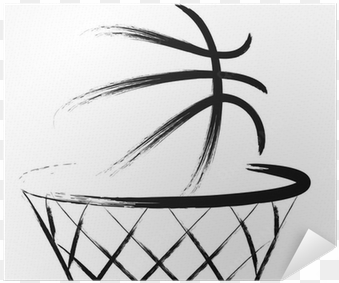 basketball with net clipart