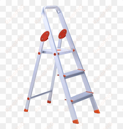 bathla 2 steps step ladder - aluminium ladder png