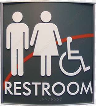 bathroom signs for business - washroom sign