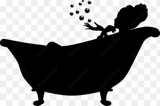 bathtub, bubble, women, bath, silhouette - silueta mujer en bañera