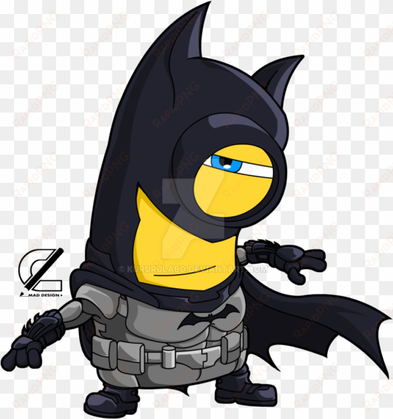 batman by kururulabo on deviantart - minion batman