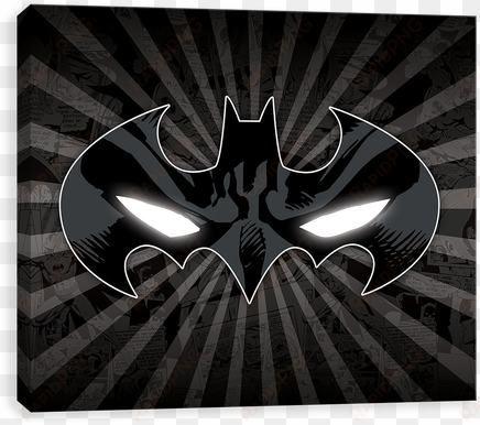 batman eyes - batman canvases by entertainart - batman eyes symbol