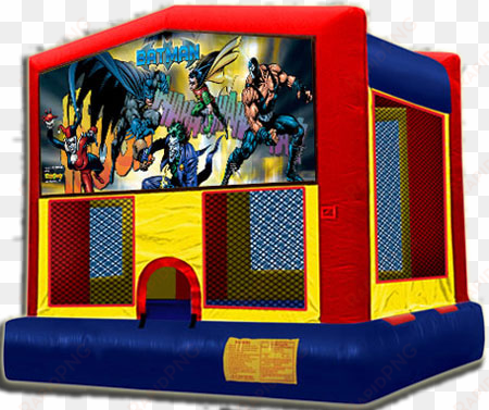 batman-png - spiderman bounce house
