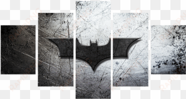 batman symbol canvas wall art - samsung note 5 flip wallet case cover