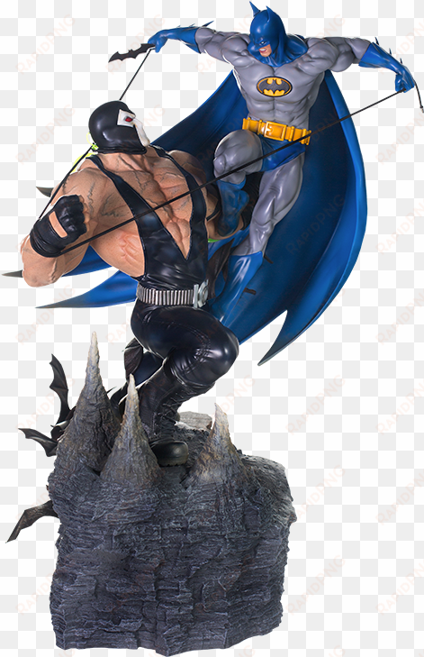 batman vs bane diorama - iron studios batman vs bane