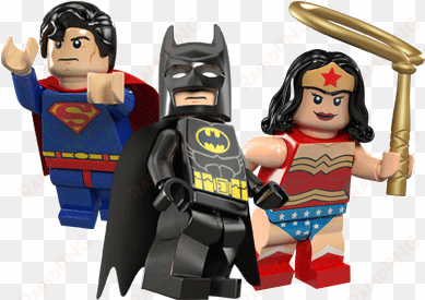 batman, wonder woman and superman in lego batman 2 - batman and wonder woman lego