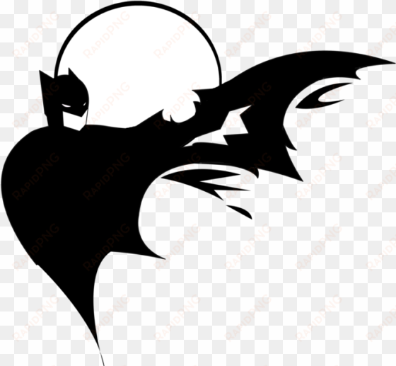 bats silhouette by chrisyaro - batman silhouette vector