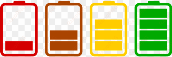 batteries loading icons set flat charged b - battery svg