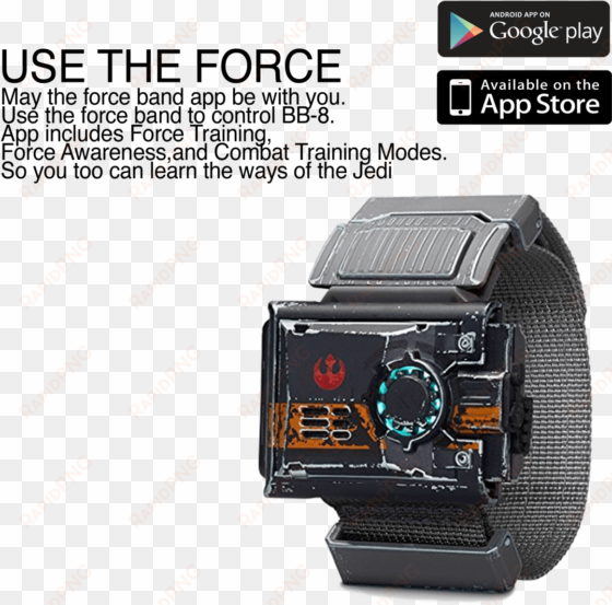 battle-worn bb-8 droid with force band by sphero -