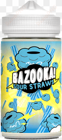 bazooka blue raspberry sour straws