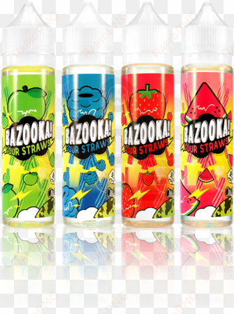 bazooka sour straws - vape juice 6 nic