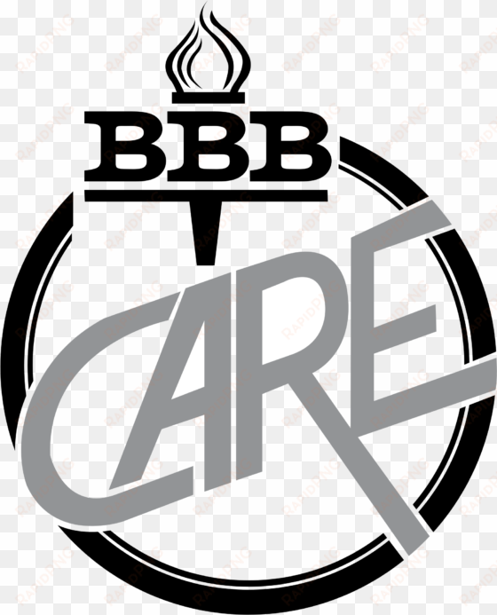 bbb care logo png transparent - custom large tote bag