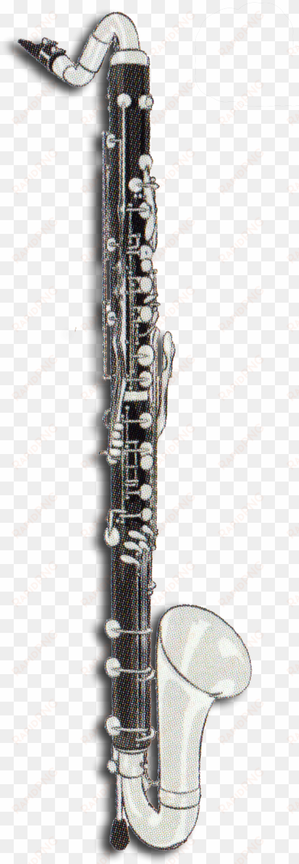 B♭ Bass Clarinet - Clarinet transparent png image