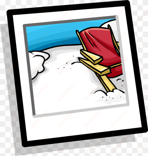 beach chairs background icon - club penguin