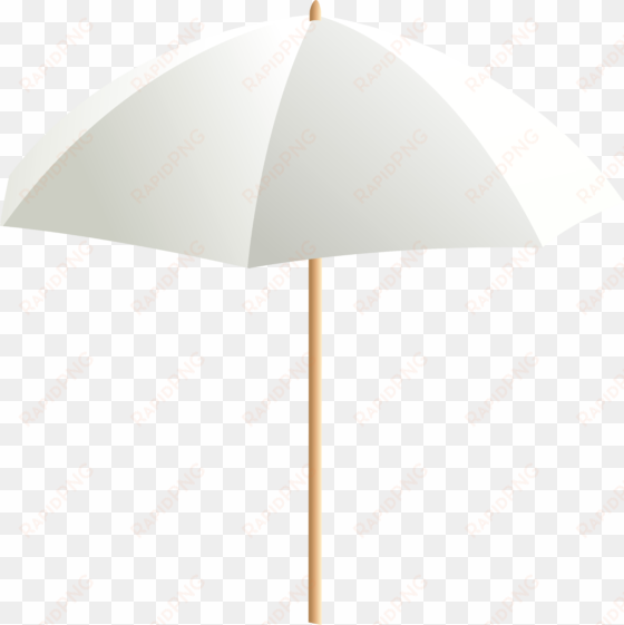 beach umbrella white png clip art