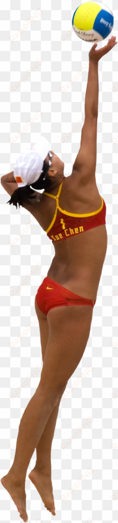 beach volleyball player png