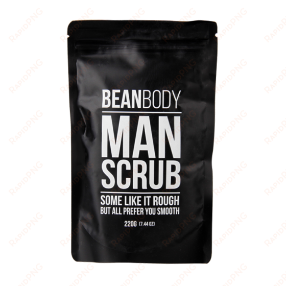 bean body coffee bean man scrub - bean body coffee scrub - man scrub