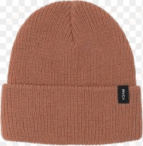 beanie - rvca men's towne knit beanie - chai