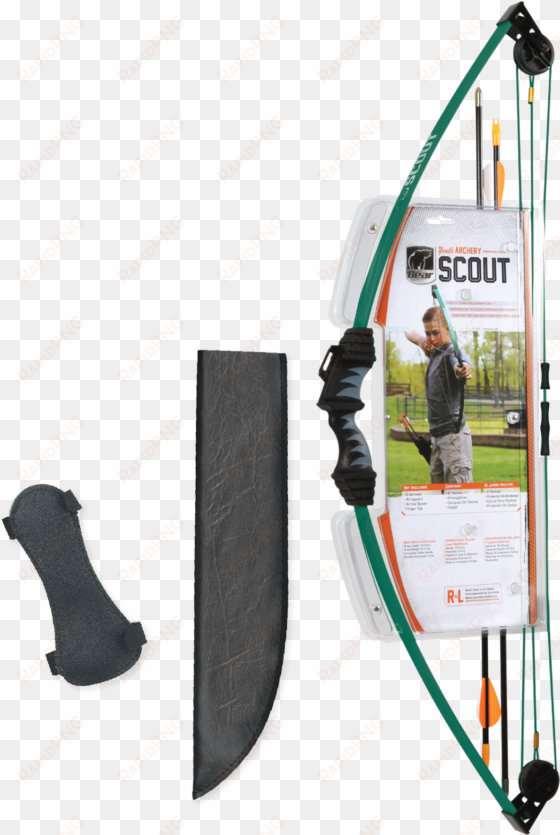 bear archery scout youth bow set includes arrows, armguard, - youth bow and arrow