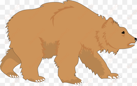 bear clipart - bear walking clipart
