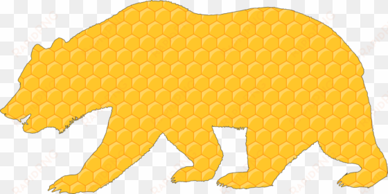 bear honeycomb computer icons hexagon animal - bear and honey comb