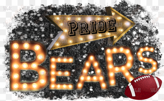 bears pride marquee - team edward team edward team edward rectangle sticker
