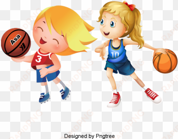 beautiful cool cartoon characters sports activities - sister is a perfect example of best friend