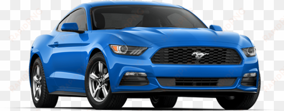 Beautiful Ford Mustang Blue With Ford Mustang Logo - 2017 Ford Mustang V6 Black transparent png image