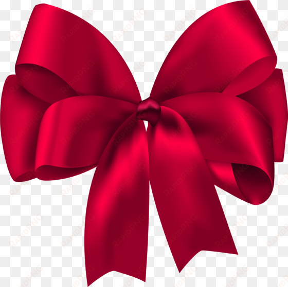 beautiful red bow png clipart - ribbon png