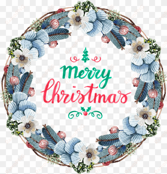 beautiful watercolor christmas messages sticker-3 - digital art