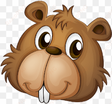 beaver face clip art