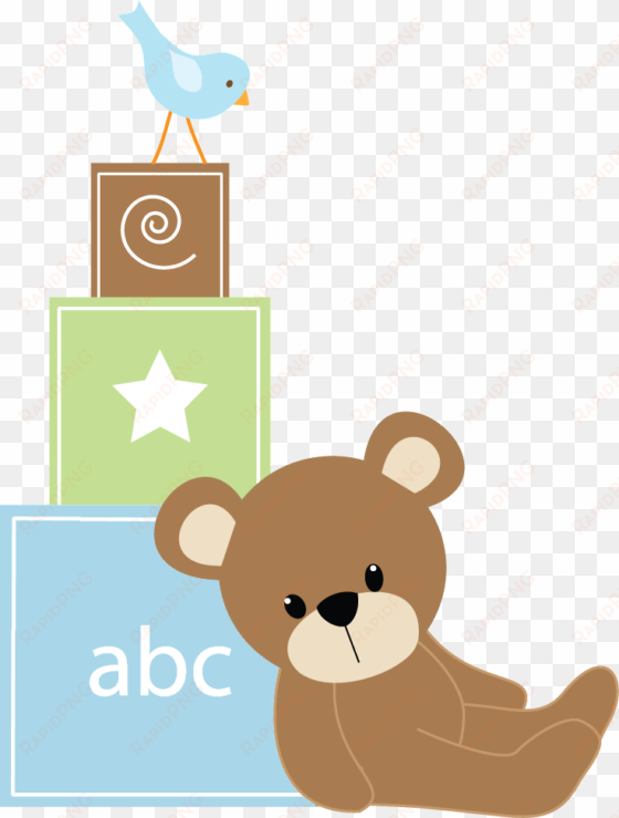 bebê - baby shower bear png