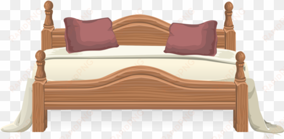 bed clipart free images bed clipart of home images - wooden bed clip art