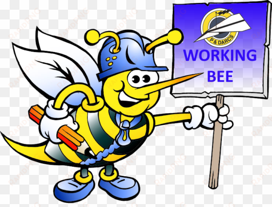 bee transparent working - carpenter bee cartoon
