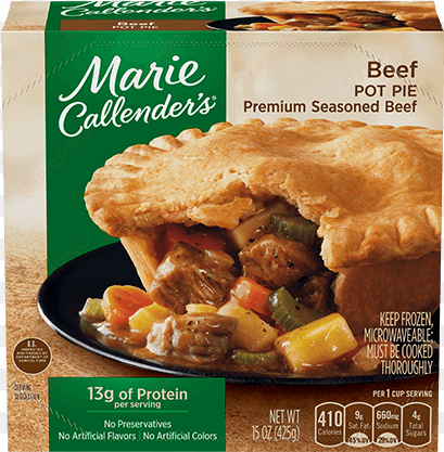 beef pot pie - frozen chicken pot pie