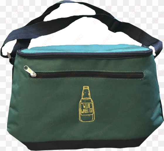 beer bag -green - picnic gift 4050 beer bag-insulated 6 bottle beverage