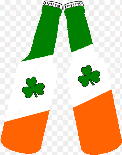 beer bottles irish flag - irish png
